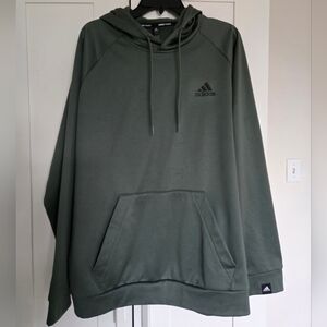 Adidas Men's Green Hoodie